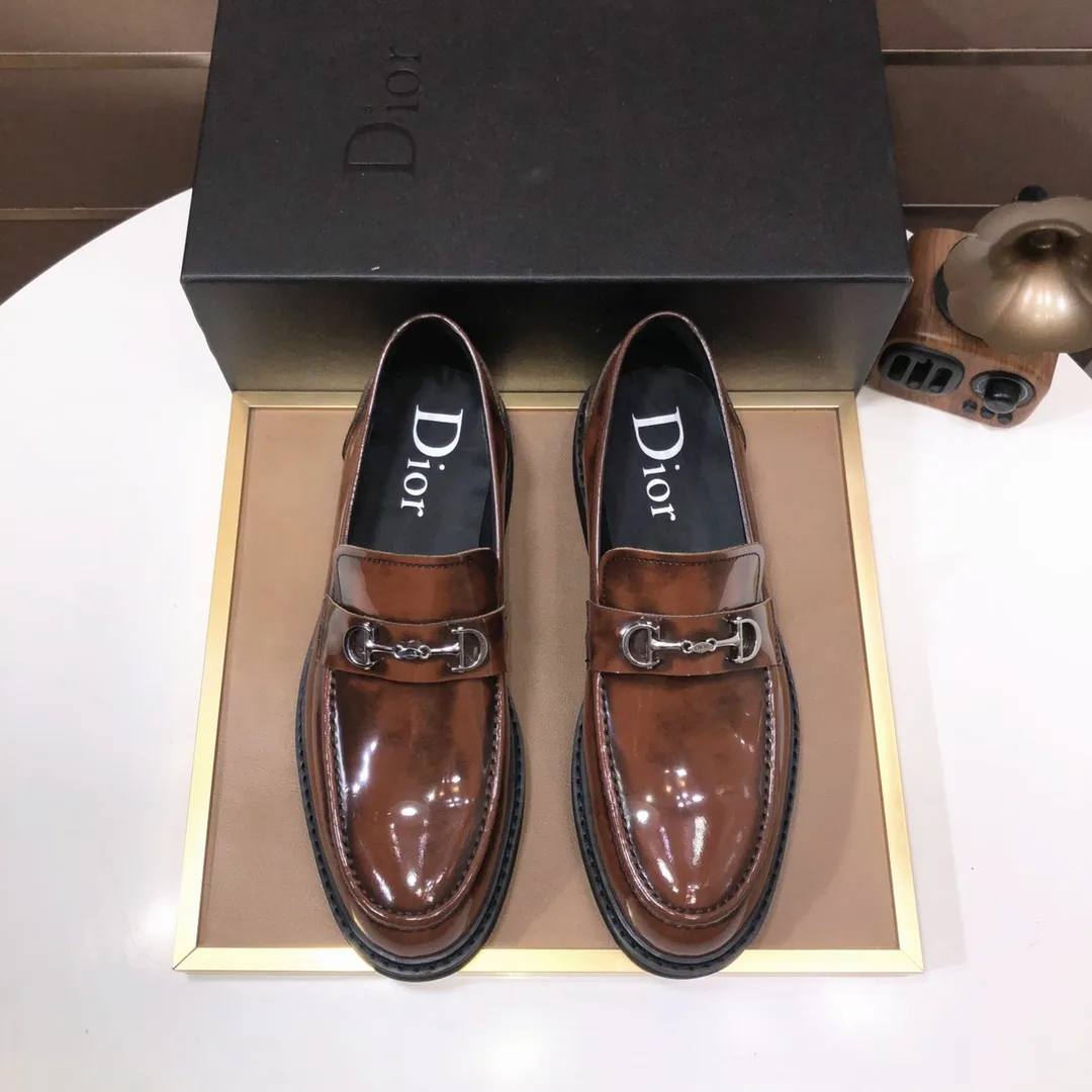 Men's shoes 💰680💰[Dior] (water-dyed cowhide lining) Dior original 1:1 high-quality factory, imported original materials, imported version of raw cowhide, water-dyed cowhide lining, original TPU outsole, code number: 38-44